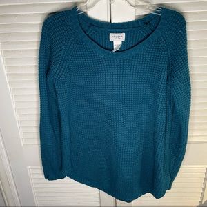 Arizona chunky knit sweater Teal XL